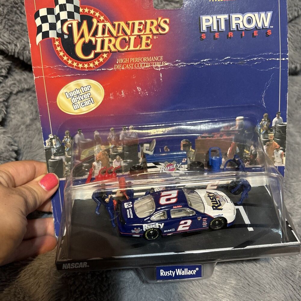 VTG 1998 Winner's Circle Pit Row Series Rusty Wallace Diecast Collectible Car